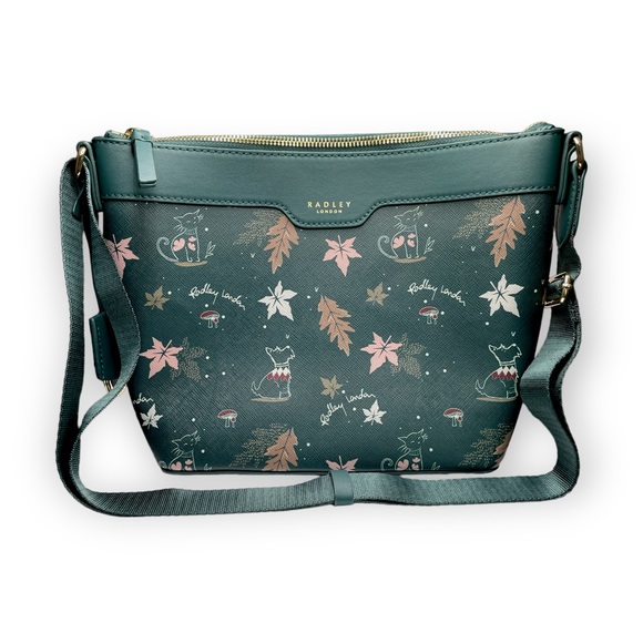 RADLEY LONDON Bags New Radley London Forest Friends Medium Zip Top